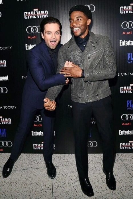 Chadwick Boseman y Sebastian Stan