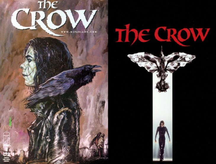 Series y películas basadas en cómics; The Crow, El cervo