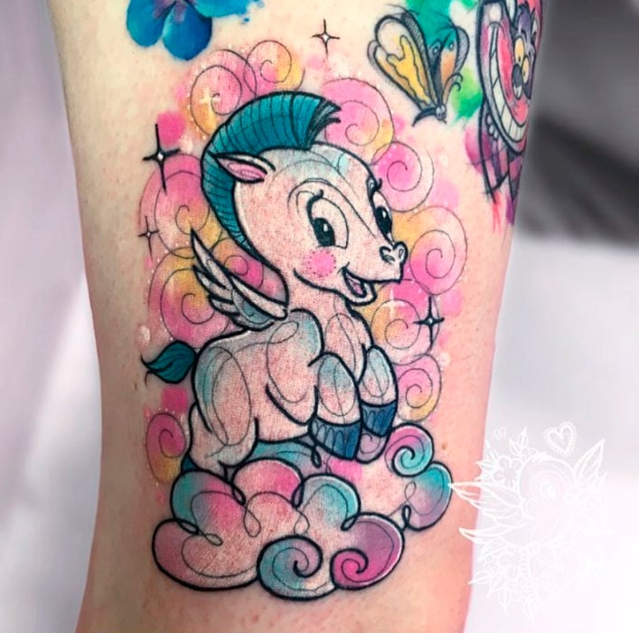 Hannah Mai Tattoo Inspiriert von Hercules Pegasus
