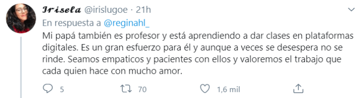 Tuits sobre alumnos que consuelan a su profesor (3)