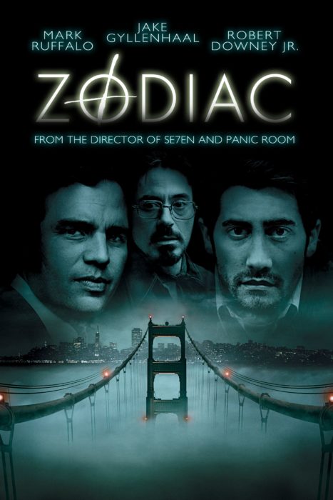 Póster de la película de misterio "Zodiaco"