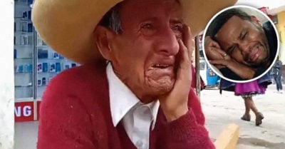Abuelito llora desconsolado porque sus hijos le exigen la herencia en vida