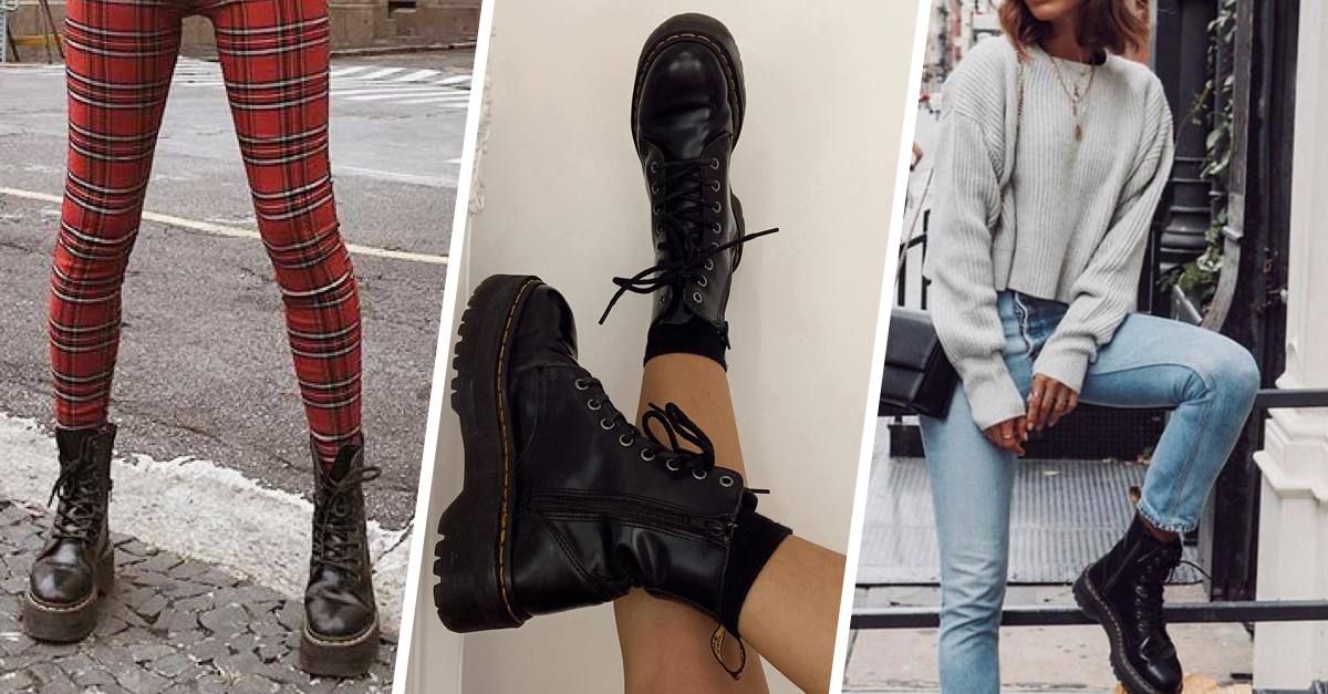 18 con botas Dr. Martens para presumir tu día