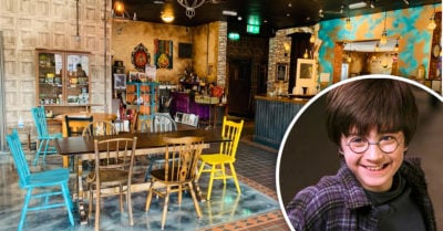 Esta sala de té inspirada en ‘Harry Potter’ es el sueño de todo potterhead