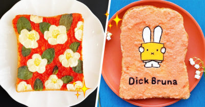 Artista lleva el desayuno a otro nivel y crea hermosos diseños sobre pan tostado