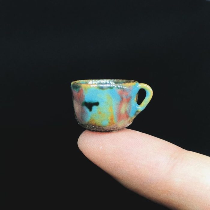 Piezas de cerámica miniatura