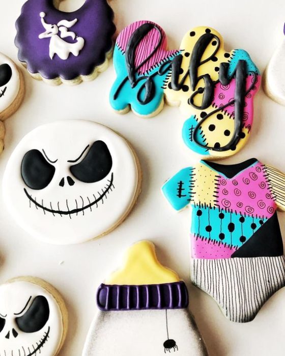 Galletas baby shower de El extraño mundo de Jack