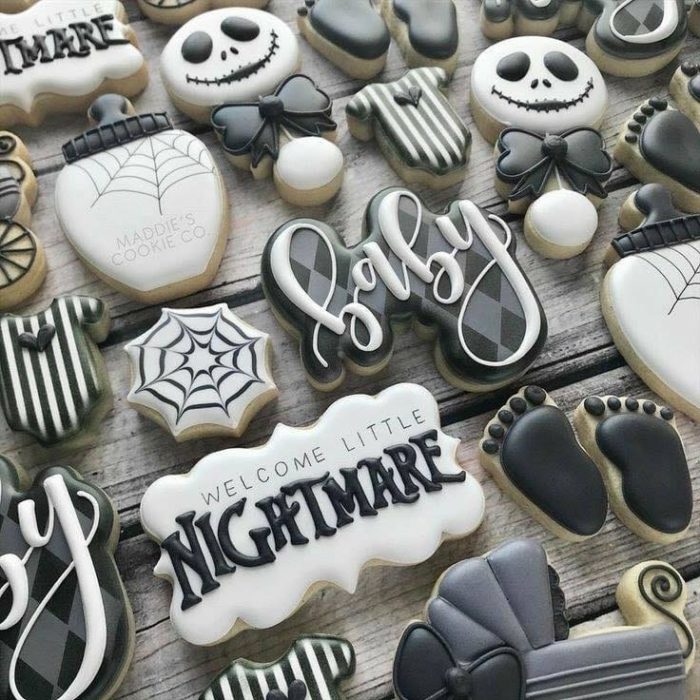 Galletas para baby shower de El extraño mundo de Jack