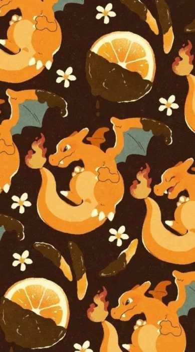 Fondo de pantalla inspirado en el pokémon Charizard