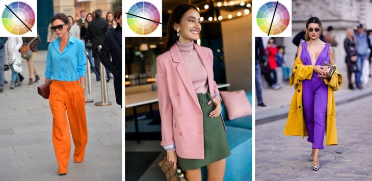 Outfits con colores complementrios