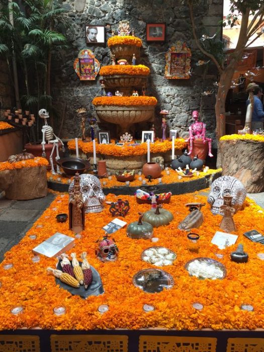 Decoración de día de muertos