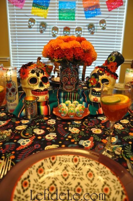 Decoración de día de muertos