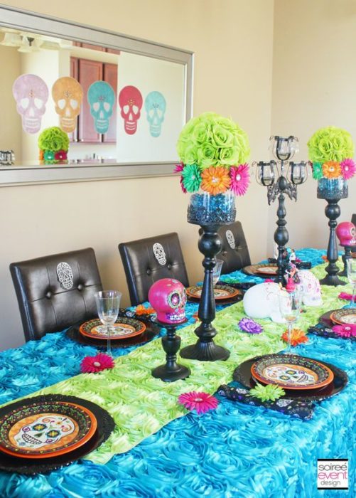 Decoración de día de muertos