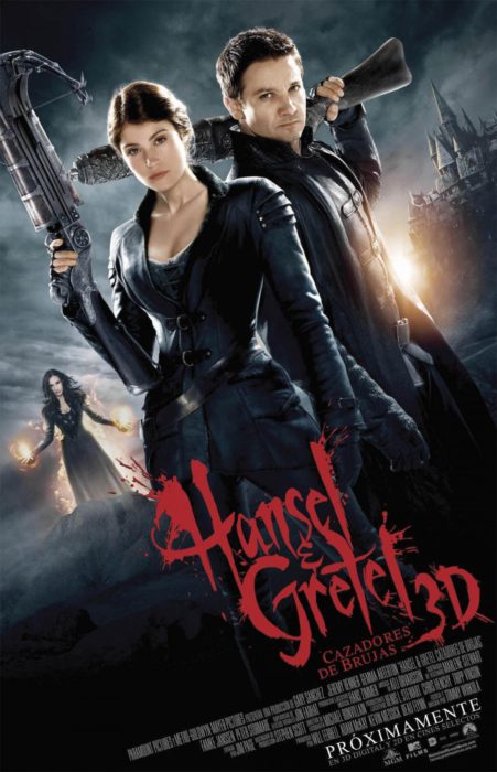 Poster de la película Hansel y Gretel cazadores de brujas