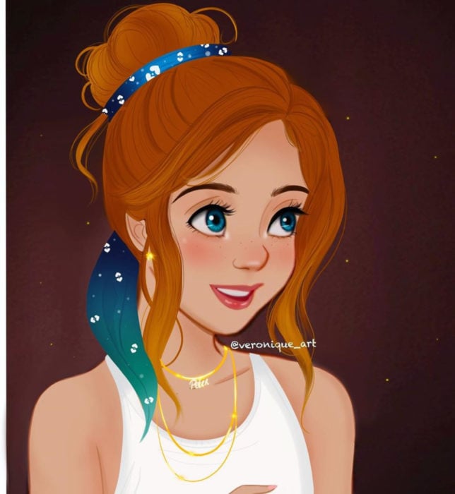 Artista francesa Véronique Pierre ilustra a princesas, príncipes y villanos Disney con un toque moderno; Wendy, Peter Pan