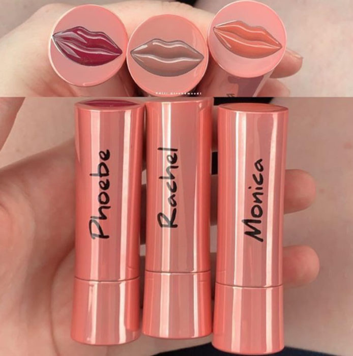 Labiales  de la colección Reevolution makeup inspirada en Friends