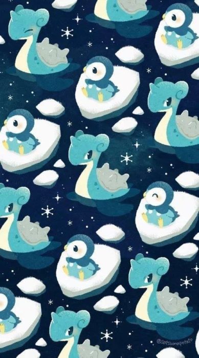 Fondo de pantalla inspirado en el pokémon Lapras