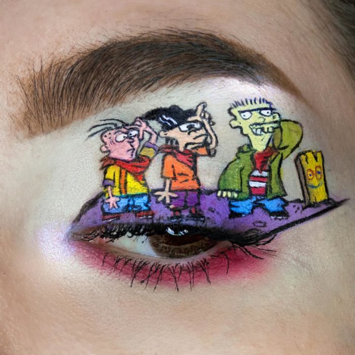 Maquillaje de ojos de ed edd y eddy