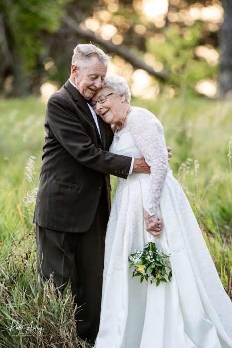 Marvin Stone y Lucille Stone sesión de fotos 60 años de casados