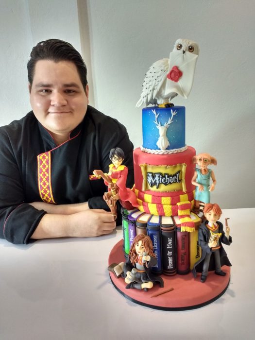 Pastel de fondant de Harry Potter