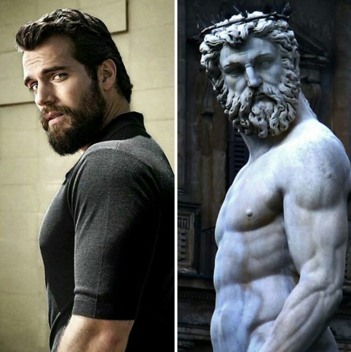 Henry Cavill es una escultura griega