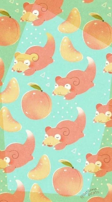 Fondo de pantalla inspirado en el pokémon Slowpoke