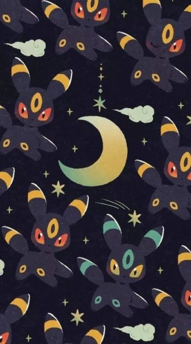 Fondo de pantalla inspirado en el pokémon Umbreon