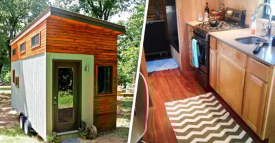 No tenía para pagar una renta, así que construyó su propio hogar