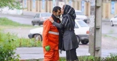 Comparte foto con su padre barrendero para que sepan lo orgullosa que está de él