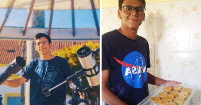 Joven vende pasteles en la calle para costear sus estudios y ser astrónomo