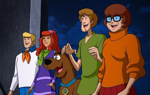 Escena de la caricatura animada Scooby-Doo