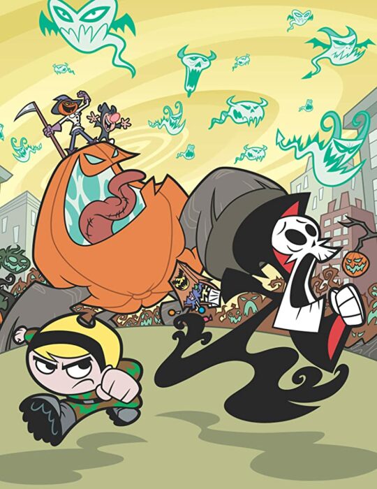 Escena de la caricatura La Noche de Brujas de Billy y Mandy