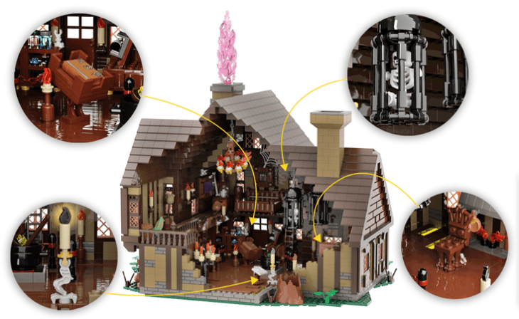 Casa de las hermanas Sanderson de Lego