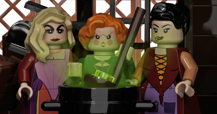 Muñecas lego de las hermanas Sanderson de Hocus Pocus