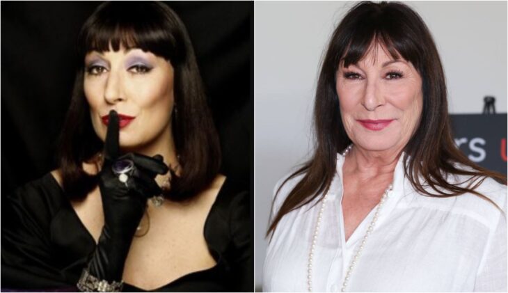 Anjelica Huston; antes y después de participar en la película original de 'Las Brujas'