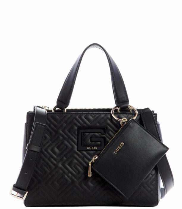 Bolso tipo satchel de Guess en color negro 