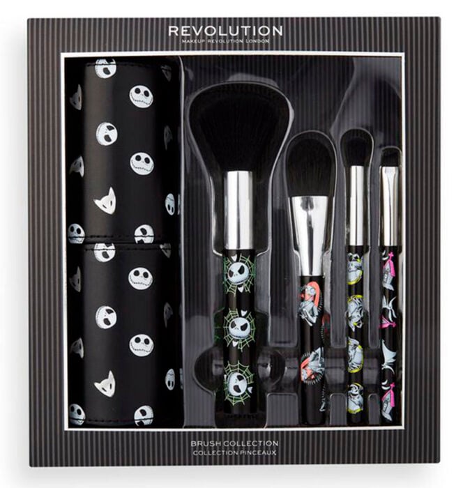 Set de brochas de la colección Makeup Revolution x Nightmare Before Christmas
