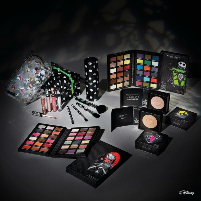 Colección completa de Makeup Revolution x Nightmare Before Christmas