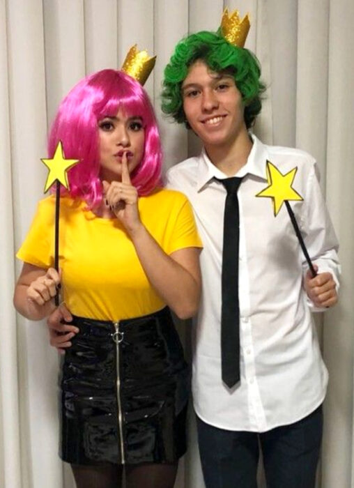 Ideas para disfraces de películas, series y caricaturas para Halloween; Los padrinos mágicos, Cosmo y Wanda