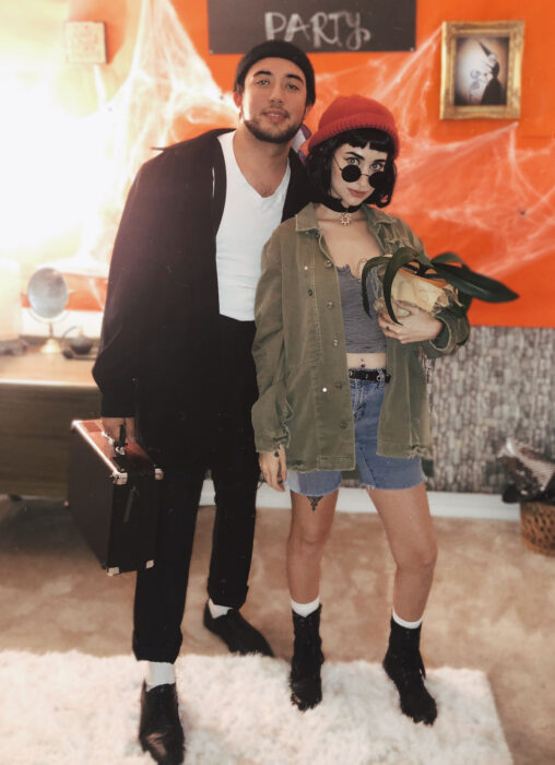 Ideas para disfraces de películas, series y caricaturas para Halloween; El profesional, Léon y Mathilda