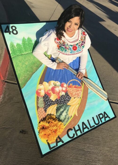 Disfraz de la chalupa lotería