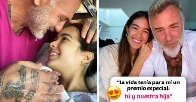 Gianluca Vacchi y Sharon Fonseca dan la bienvenida a su hija con extravagante nombre