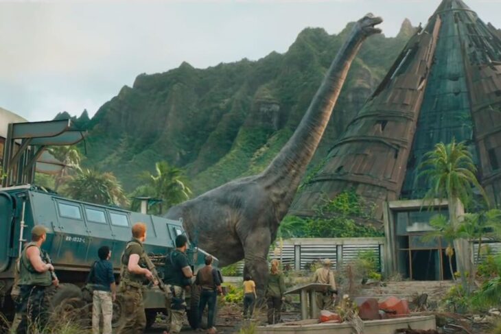 Escena de la película Jurassic World: El reino caído