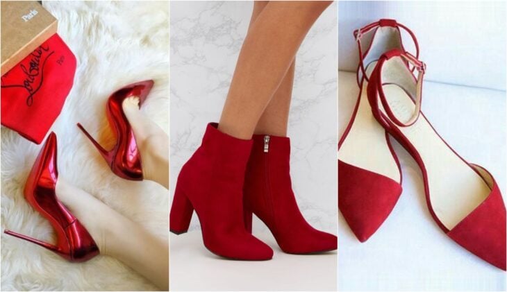Zapatos para mujer en color rojo
