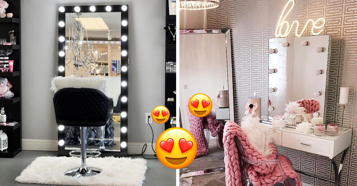‘Makeup rooms’ para inspirarte a tener un espacio de ensueño