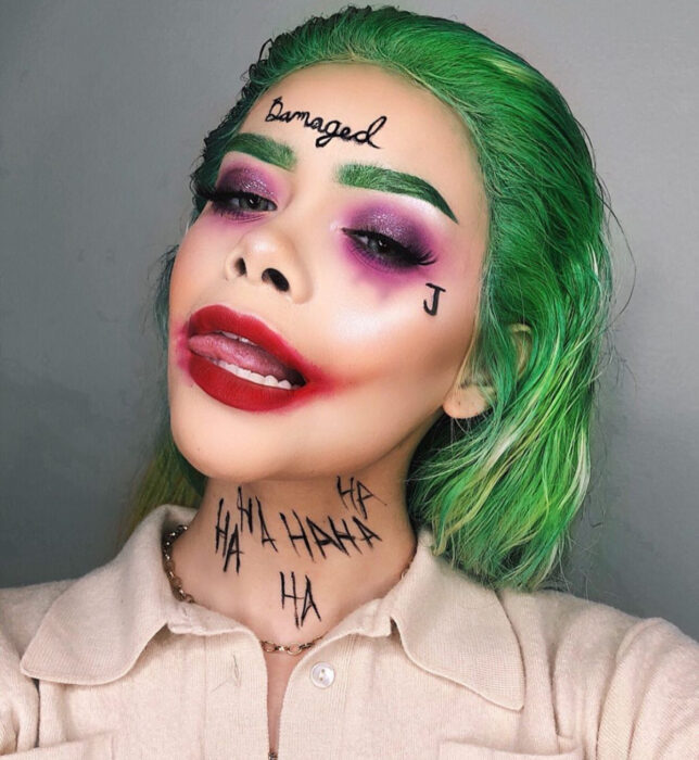 Maquillajes sencillos y creativos para Halloween; Joker, Guasón, Suicide Squad