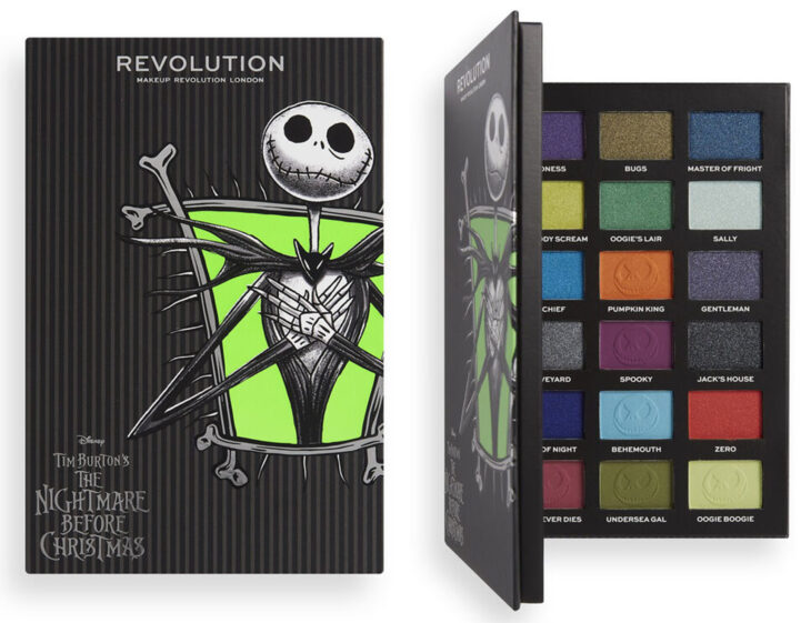 paleta Jack de la colección Makeup Revolution x Nightmare Before Christmas