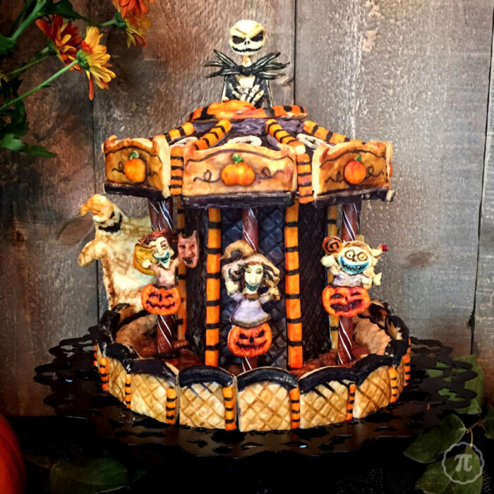 Artista repostera Jessica Clark-Bojin crea pays de Halloween; Barrel, Shock, Lock, Oogie Boogie, Pesadilla antes de Navidad, El extraño mundo de Jack, Nightmare before Christmas