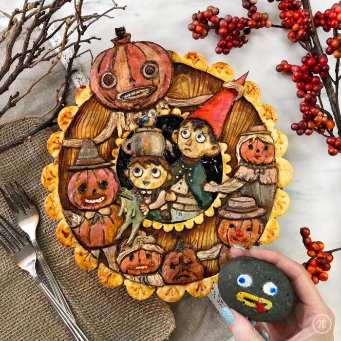 Artista repostera Jessica Clark-Bojin crea pays de Halloween; serie Más allá del jardín, Over the Garden Wall