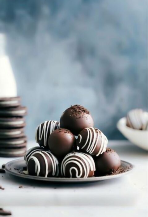 Trufas de chocolate oreo 